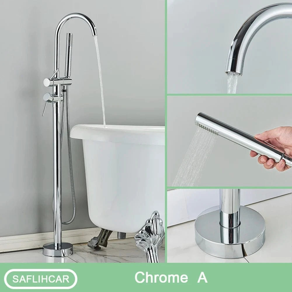 Mitigeo Chrome Robinet Baignoire Ilot
