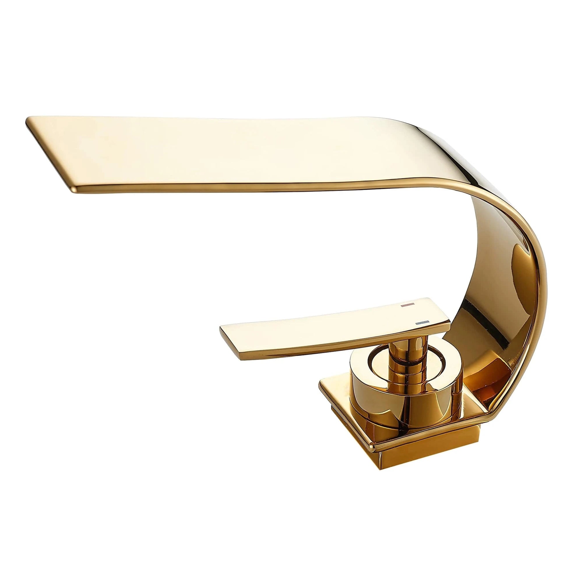 Mitigeo Gold Robinet Cascade Lavabo