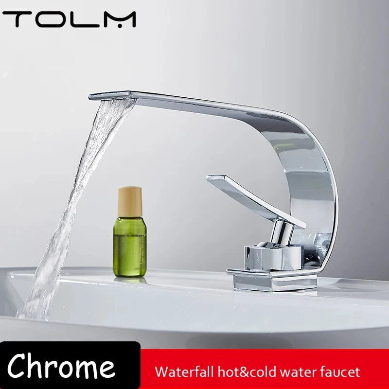 Mitigeo Chrome Robinet Cascade Lavabo