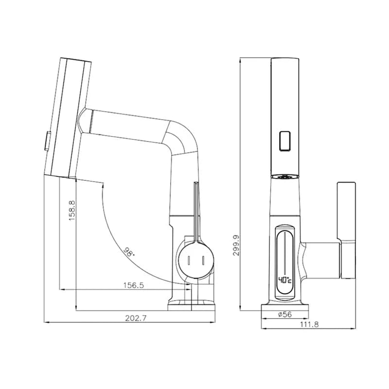 Mitigeo robinet cascade