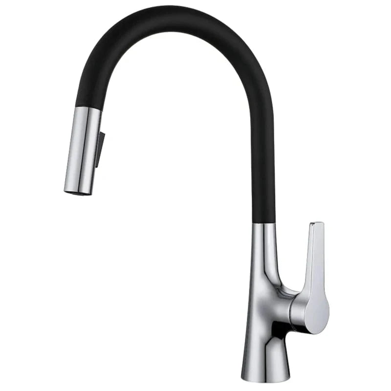 Mitigeo Noir Chrome Robinet d Evier