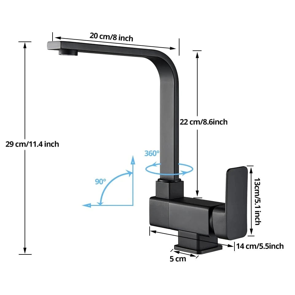 Mitigeo Robinet de Cuisine Rabattable