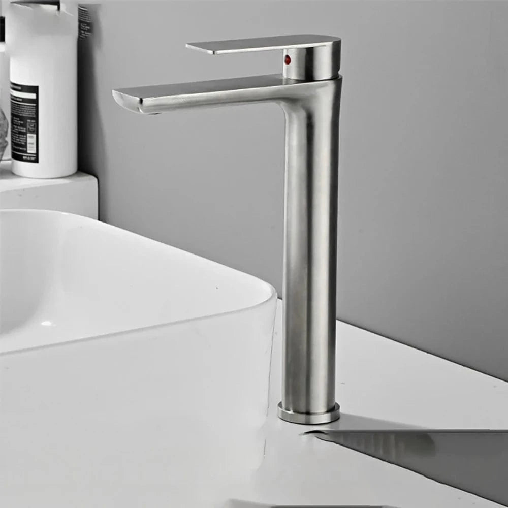 Mitigeo Brossé-Vasque Robinet de Lavabo de Salle de Bain