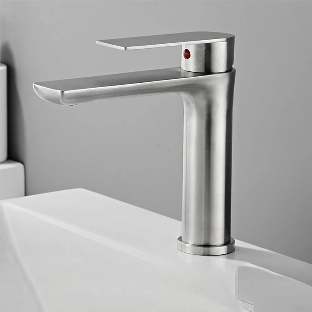 Mitigeo Brossé-Lavabo Robinet de Lavabo de Salle de Bain