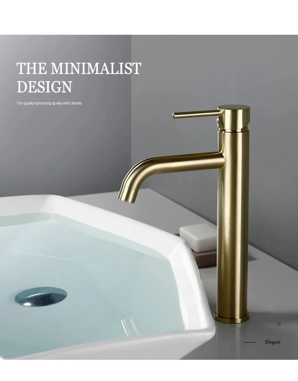 Mitigeo Robinet de Lavabo Salle de Bain