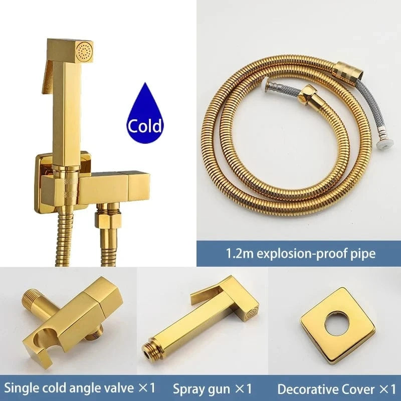Mitigeo Style B-Or Robinet Douchette WC
