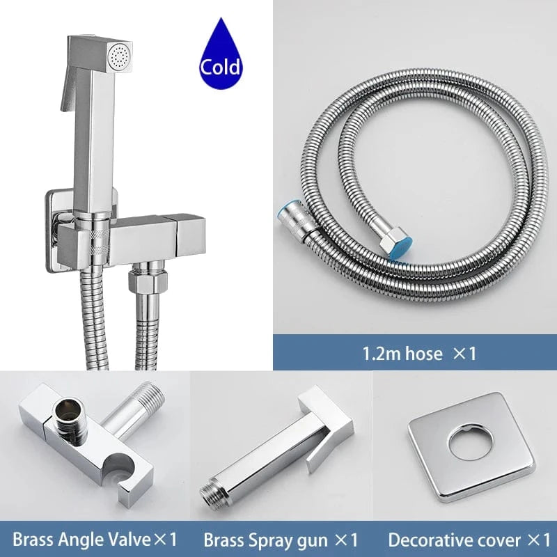 Mitigeo Style B-chrome Robinet Douchette WC