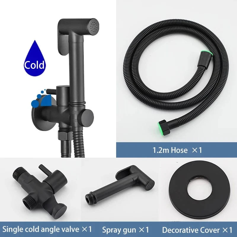 Mitigeo Style A-Noir Robinet Douchette WC