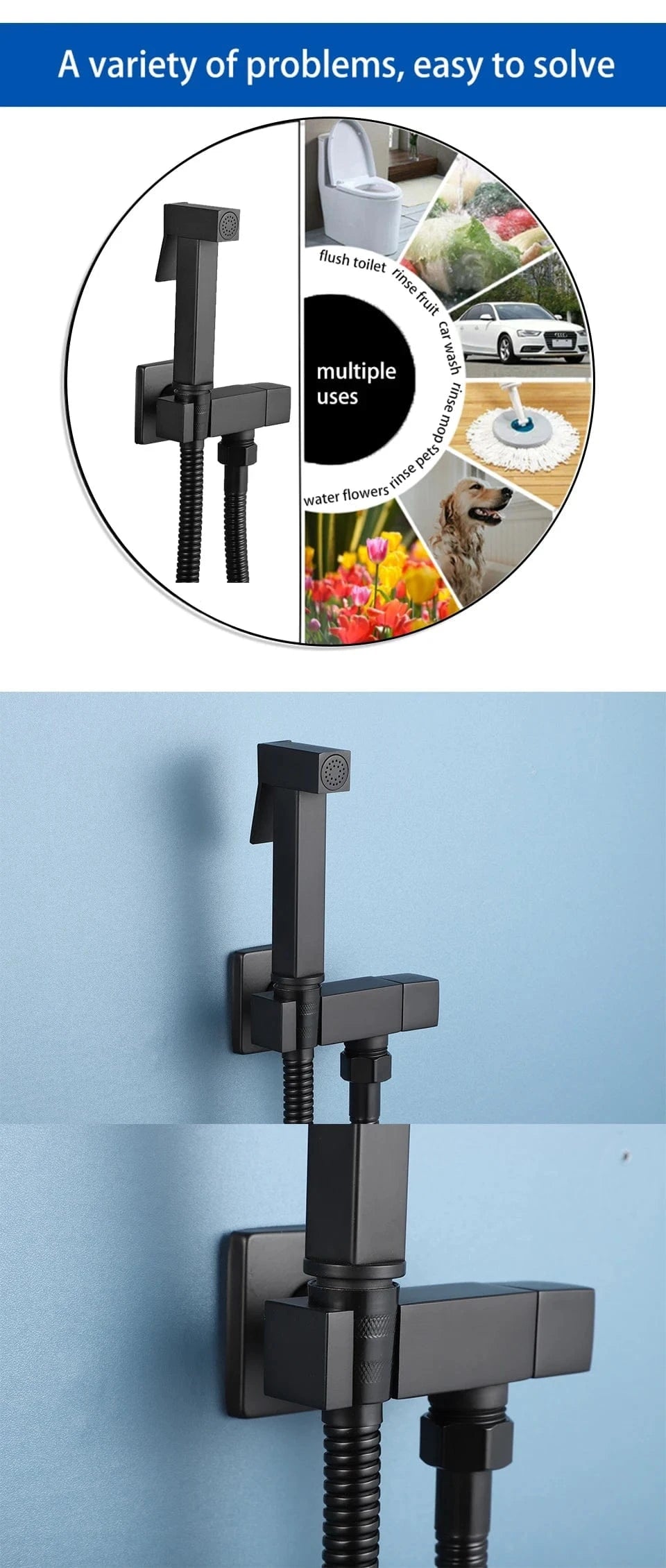 Mitigeo Robinet Douchette WC
