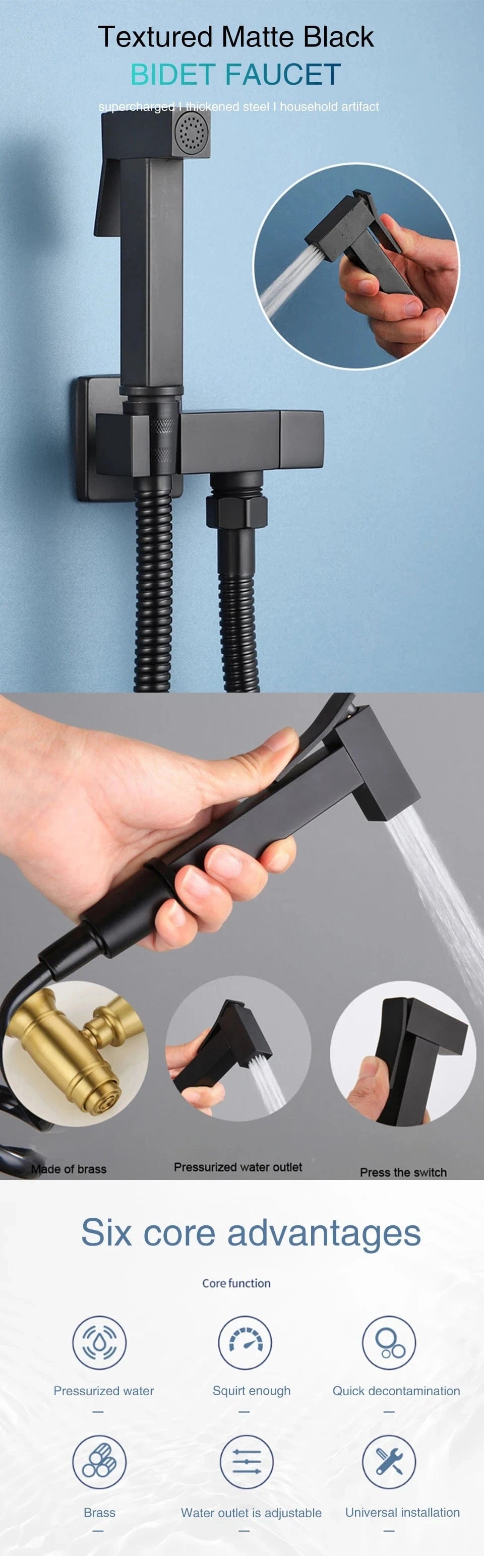 Mitigeo Robinet Douchette WC