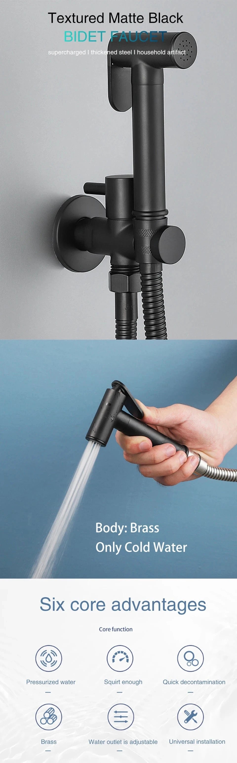 Mitigeo Robinet Douchette WC
