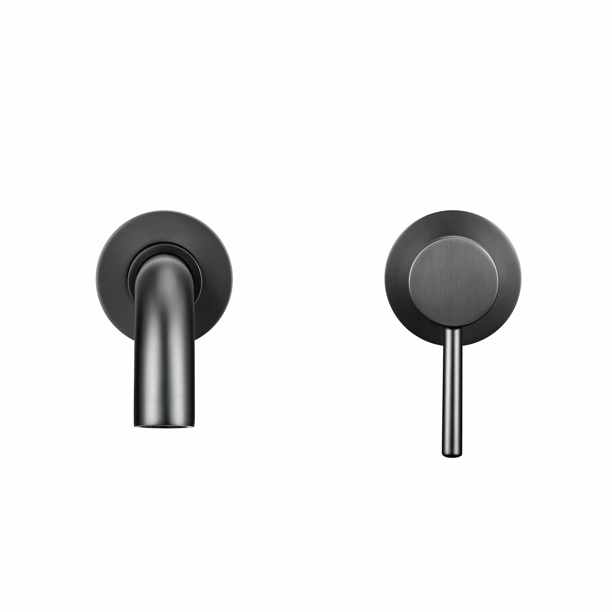 Mitigeo Gris Metal / 150mm Robinet Encastrable Lavabo