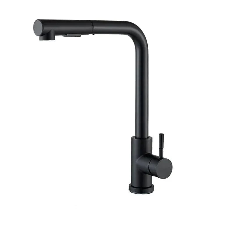 Mitigeo Noir mat Robinet Extensible Cuisine