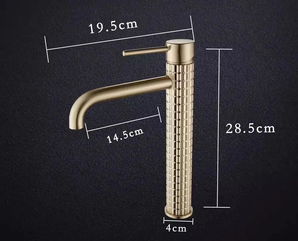 Mitigeo Robinet Lavabo Doré