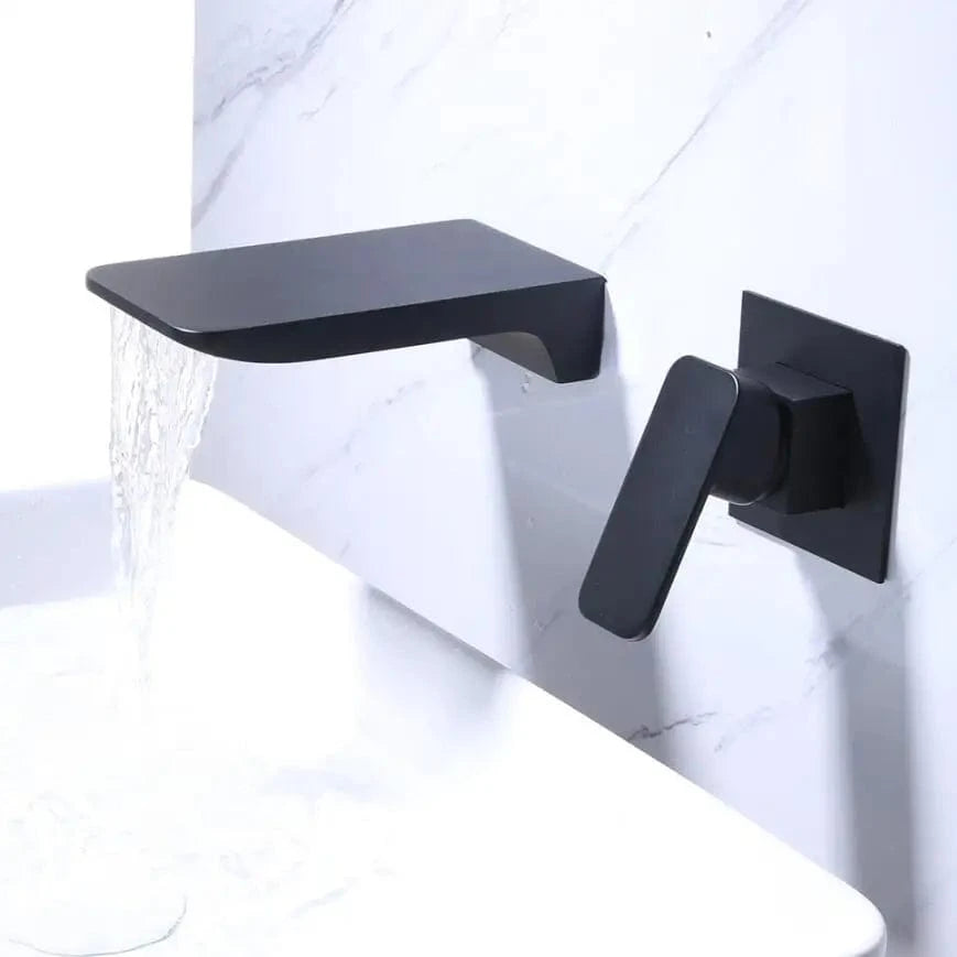 Mitigeo Robinet Lavabo Encastrable Noir