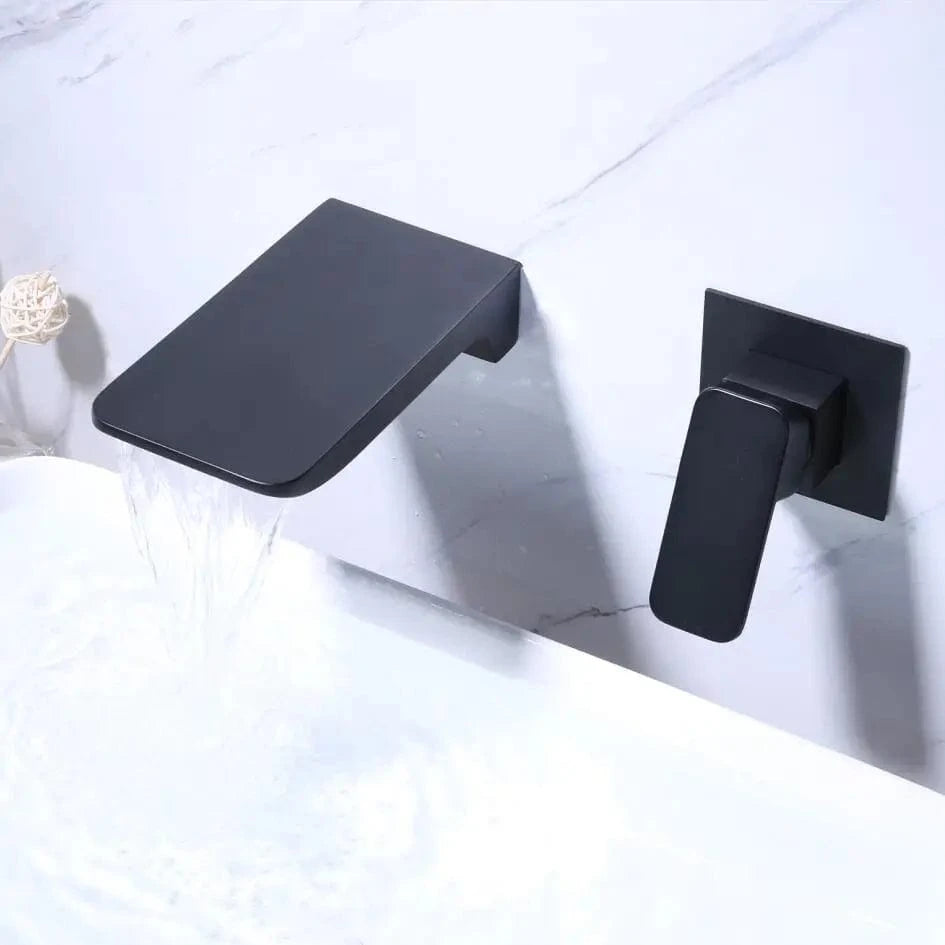 Mitigeo Robinet Lavabo Encastrable Noir