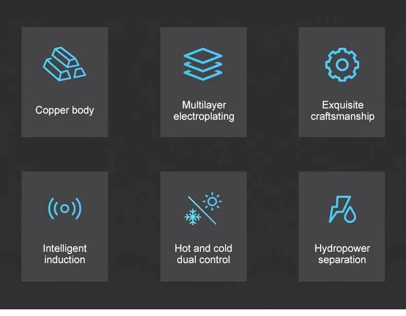 Mitigeo Robinet Lavabo Infrarouge