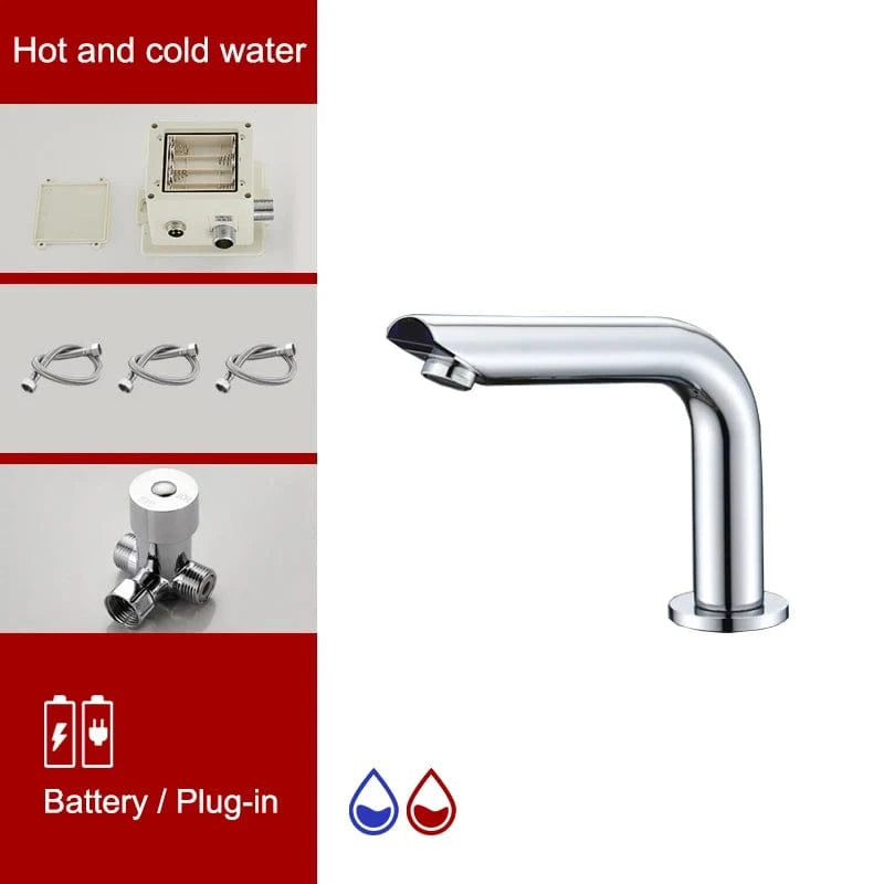 Mitigeo Lavabo CF + EF Robinet Lavabo Infrarouge