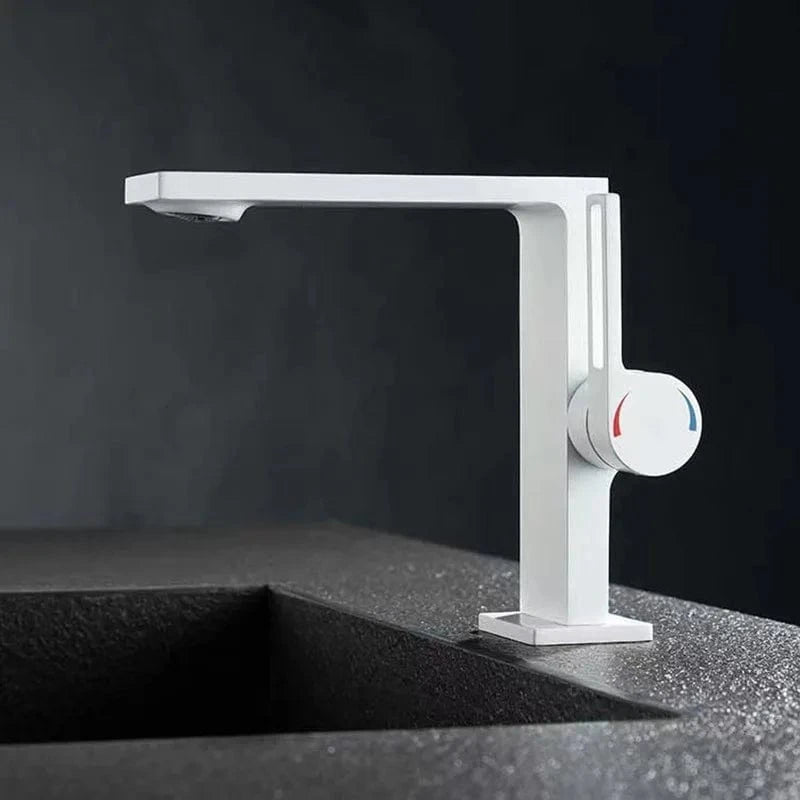 Mitigeo Blanc Robinet Lavabo Mitigeur