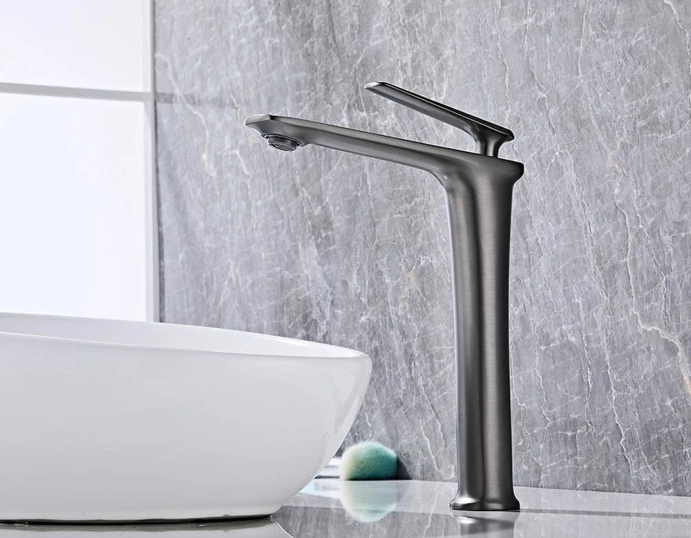 Mitigeo Robinet Lavabo Noir Mat