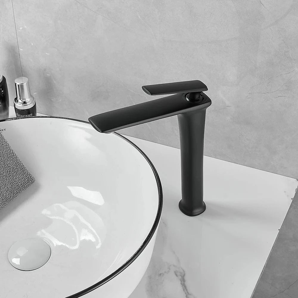 Mitigeo Robinet Lavabo Noir Mat