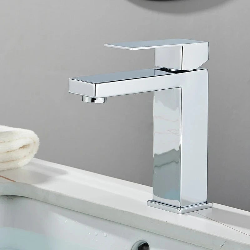 Mitigeo Chrome - Lavabo Robinet Lavabo Noir