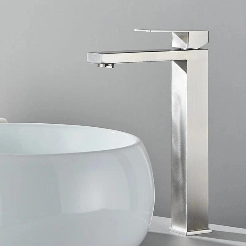 Mitigeo Nickel Brossé - Vasque Robinet Lavabo Noir