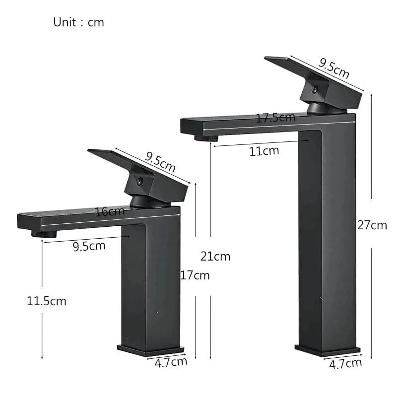 Mitigeo Robinet Lavabo Noir