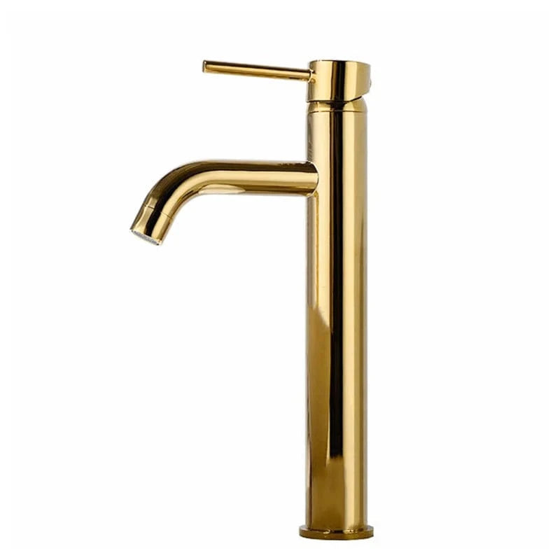 Mitigeo Or- Vasque Robinet Lavabo Or Brossé