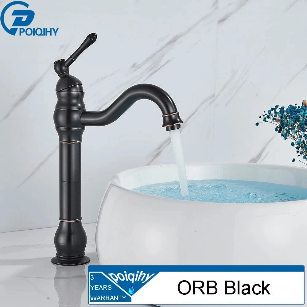 Mitigeo Noir Bronze - Vasque Robinet Lavabo Retro