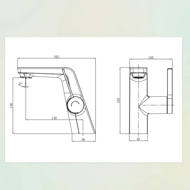 Robinet Mélangeur Lavabo Mitigeo