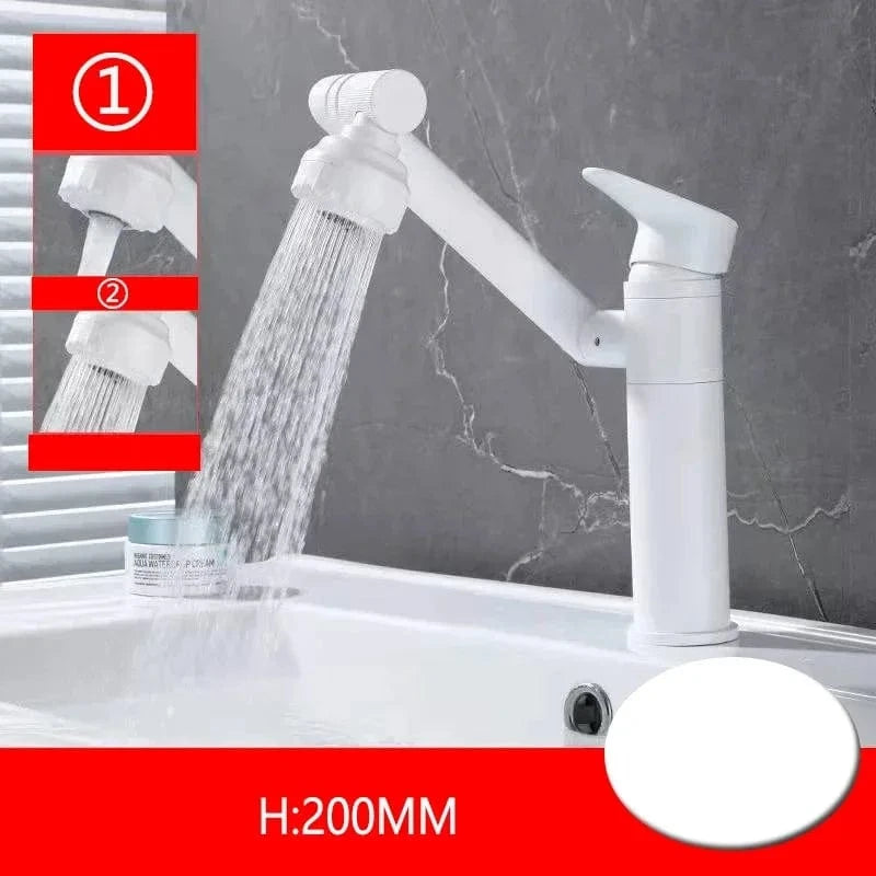 Mitigeo Robinet Mitigeur Lavabo Chrome Rotatif
