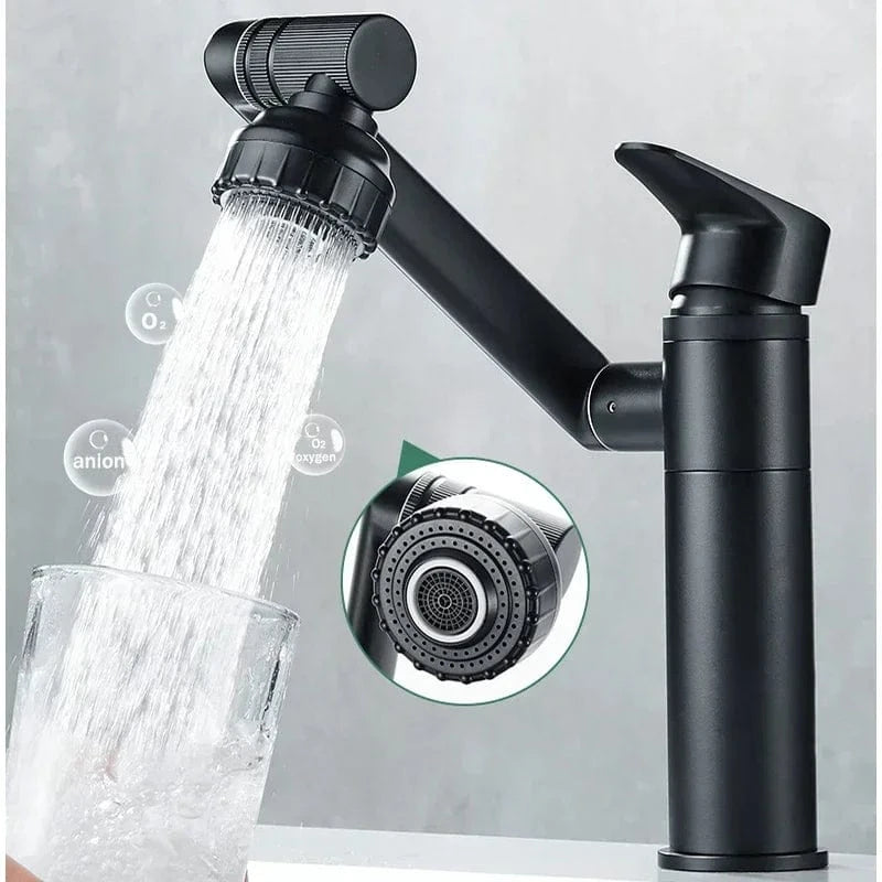 Mitigeo Robinet Mitigeur Lavabo Chrome Rotatif