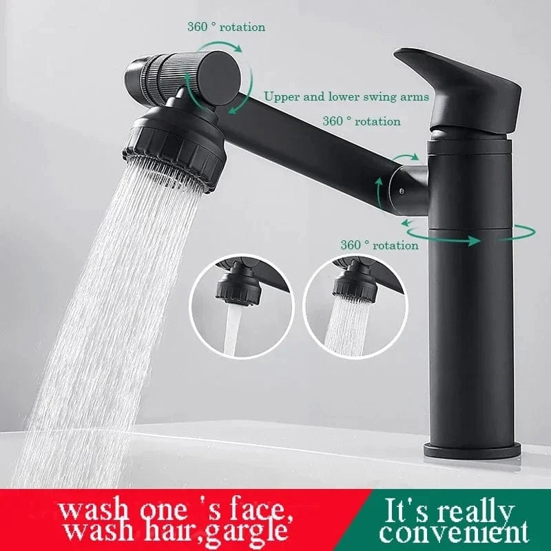 Mitigeo Robinet Mitigeur Lavabo Chrome Rotatif