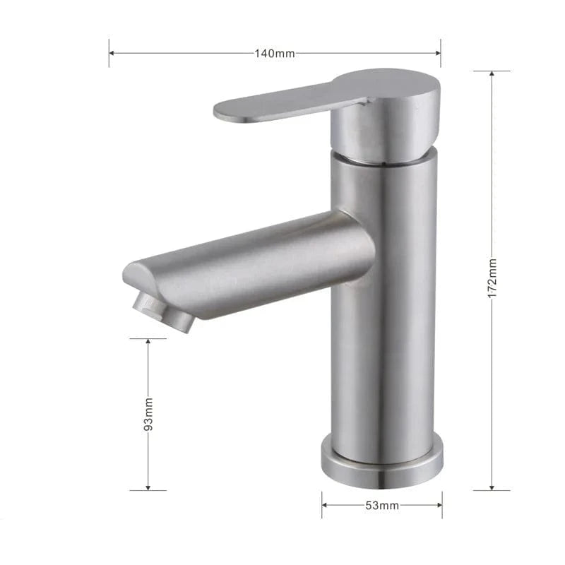 Mitigeo Argent Robinet Mitigeur Lavabo
