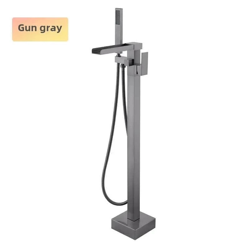 Mitigeo Gris metal Robinet pour Baignoire Ilot