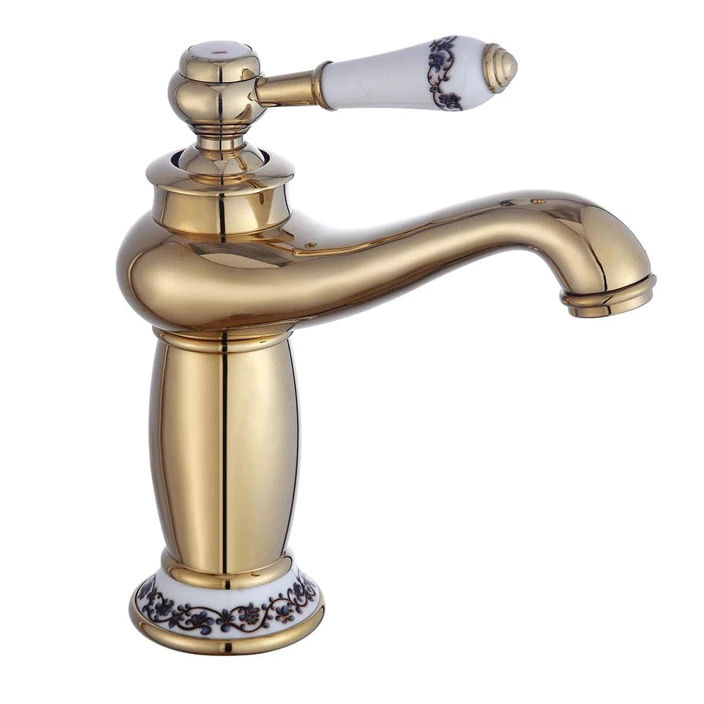 Mitigeo Or Robinet Retro Lavabo