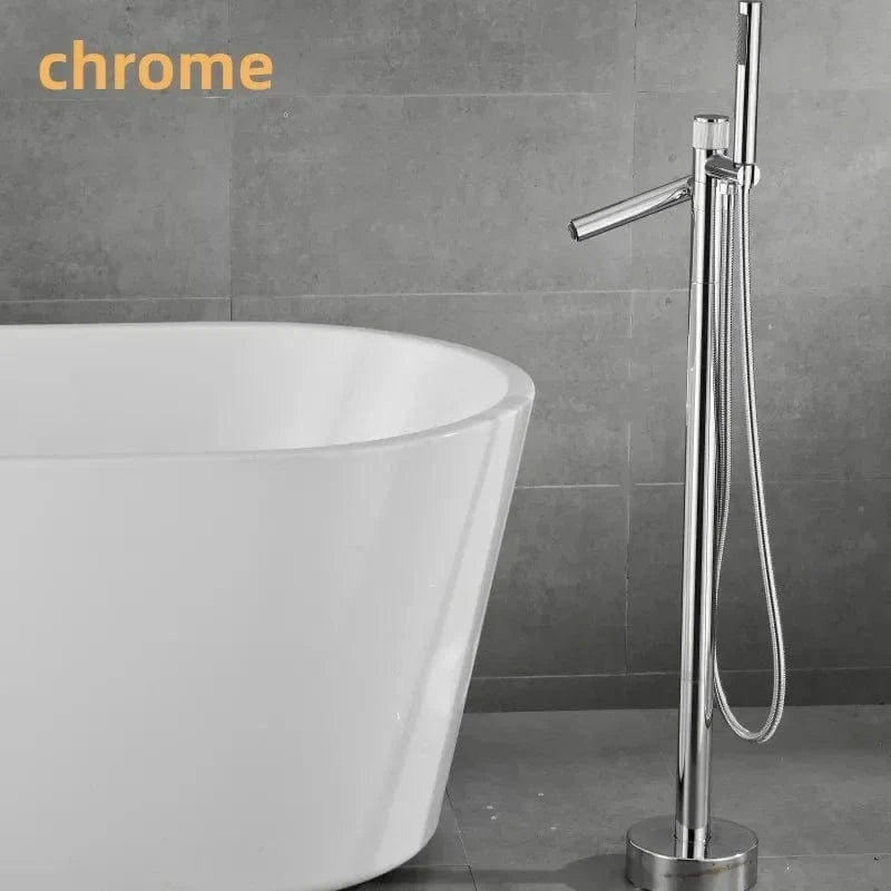 Mitigeo Chrome Robinet sur Pied Baignoire