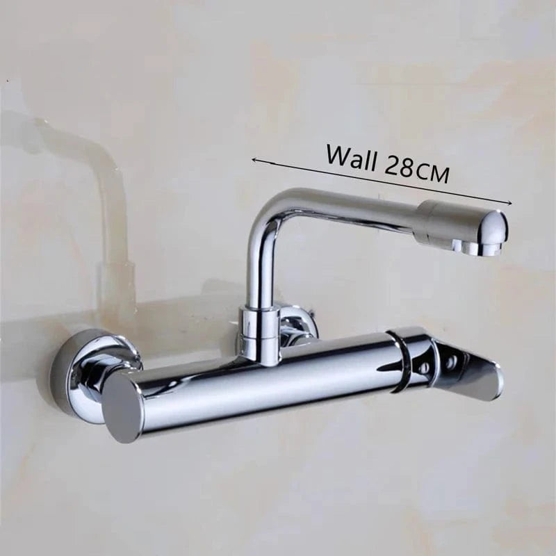 Mitigeo Chrome 2 Robinetterie Murale Cuisine