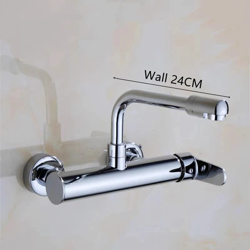 Mitigeo Chrome 1 Robinetterie Murale Cuisine