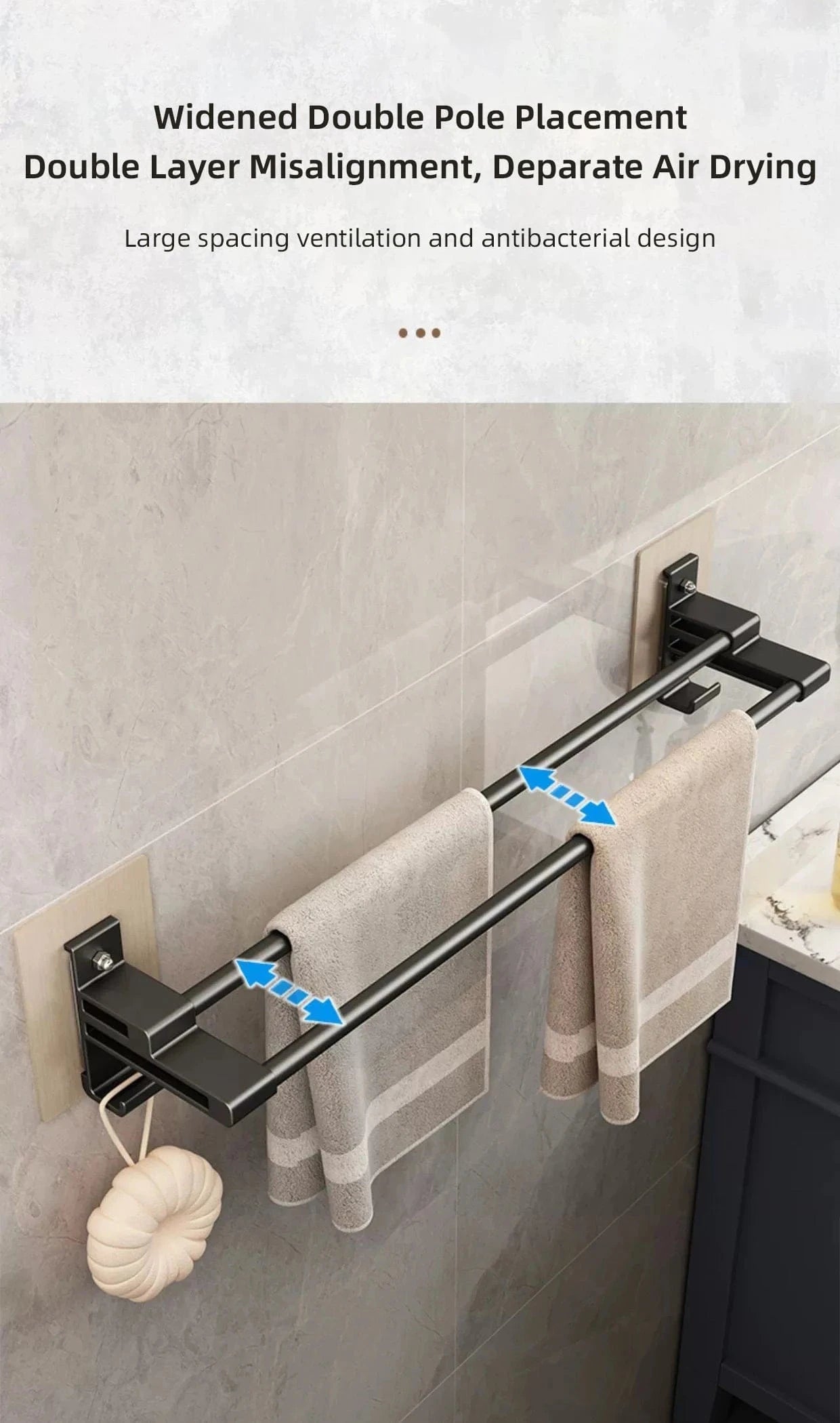 Mitigeo Salle de Bain Porte Serviette