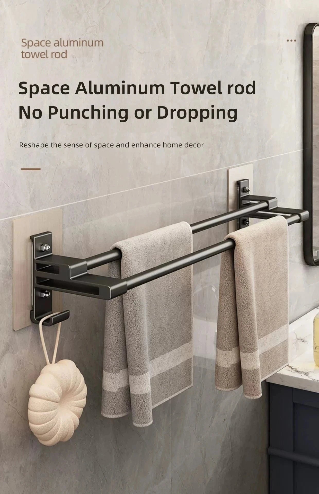 Mitigeo Salle de Bain Porte Serviette