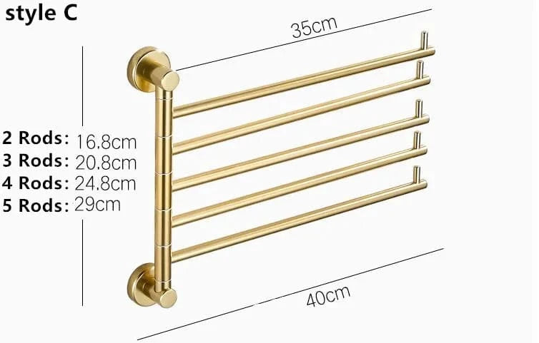 Mitigeo Salle de Bain Porte Serviettes