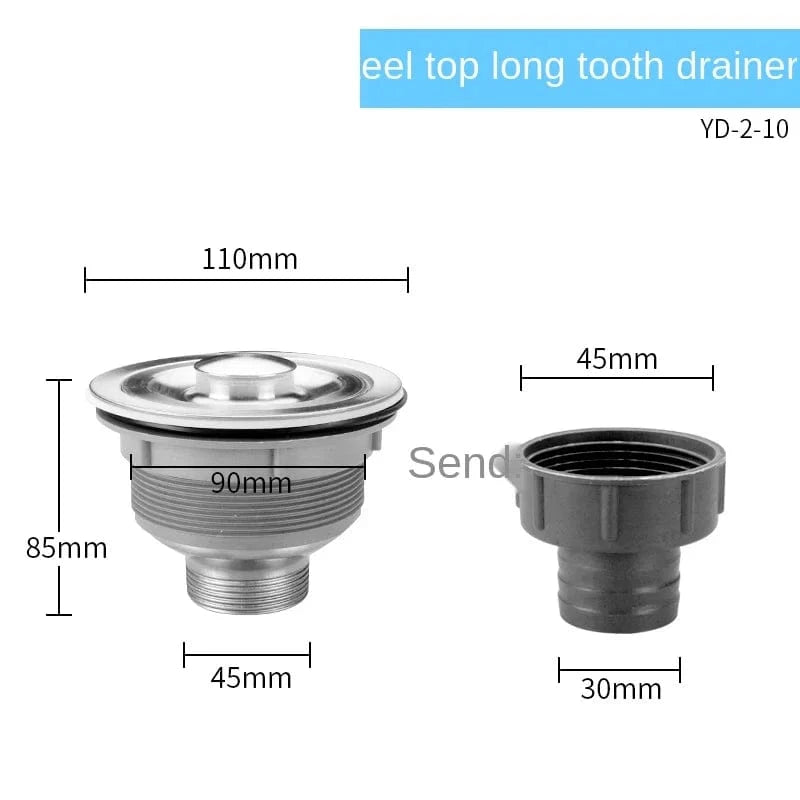 Mitigeo YD-2-10 Siphon Cuisine Evier