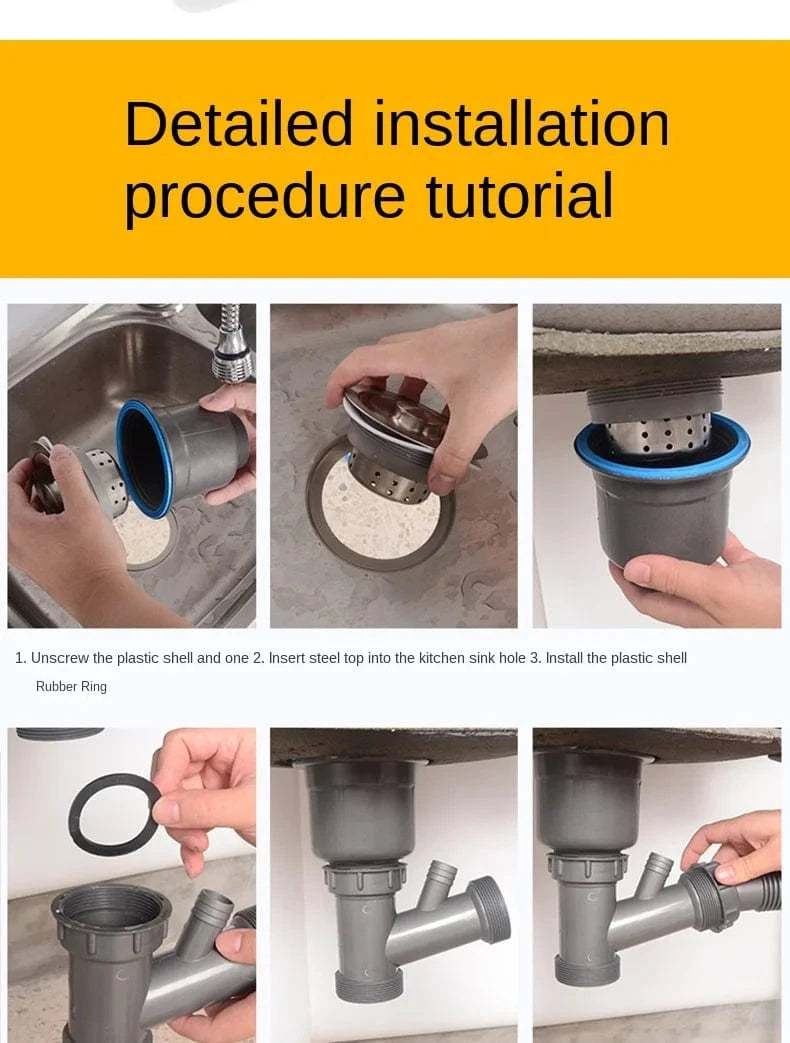 Mitigeo Siphon Cuisine Evier