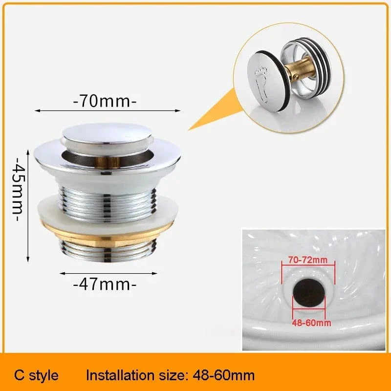 Mitigeo C Siphon pour Baignoire