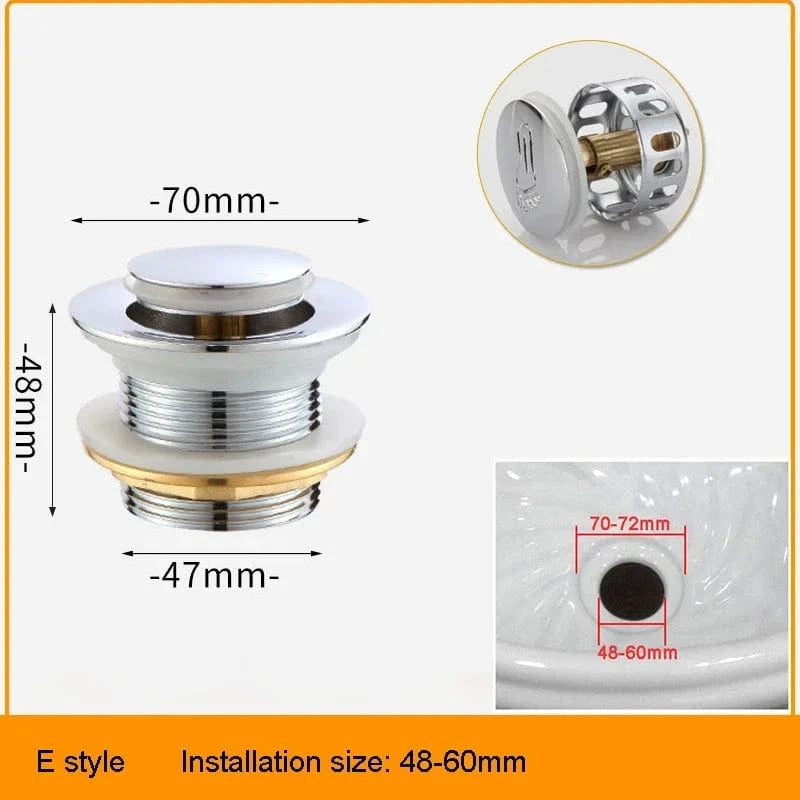 Mitigeo E Siphon pour Baignoire