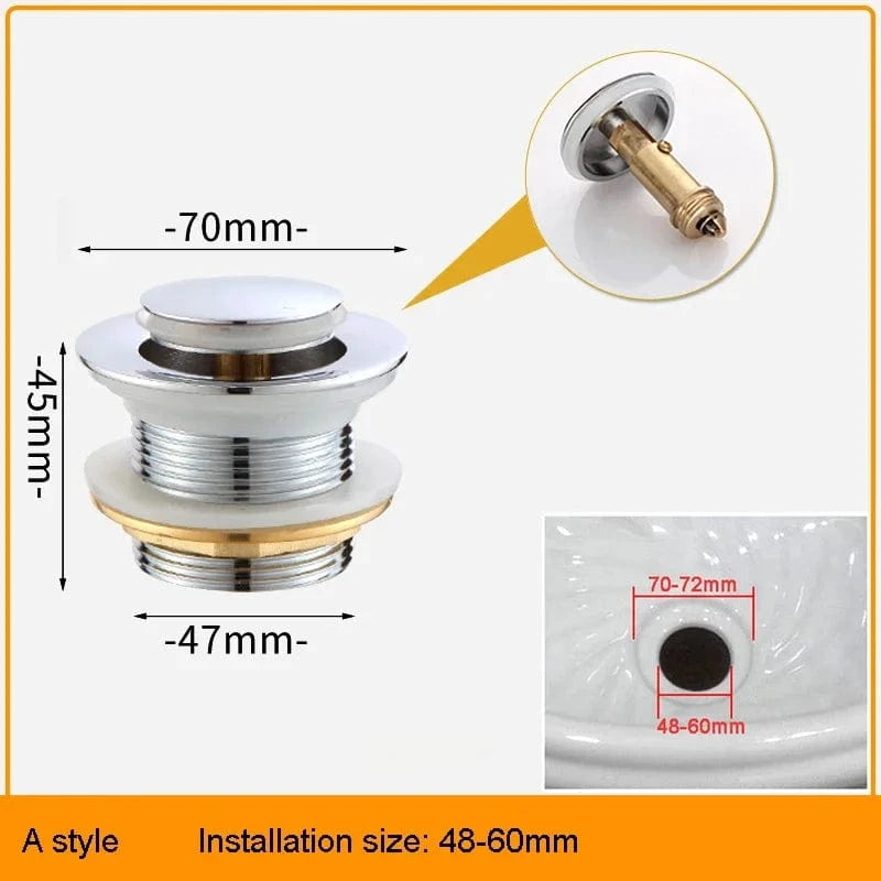 Mitigeo A Siphon pour Baignoire