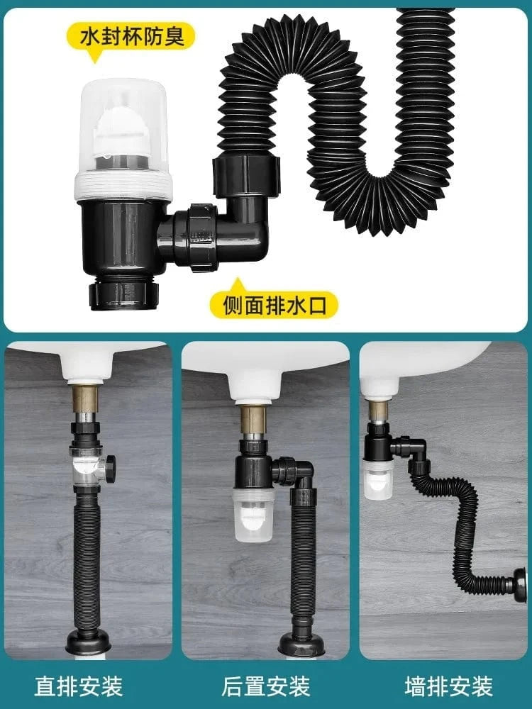 Mitigeo Siphon pour Evier