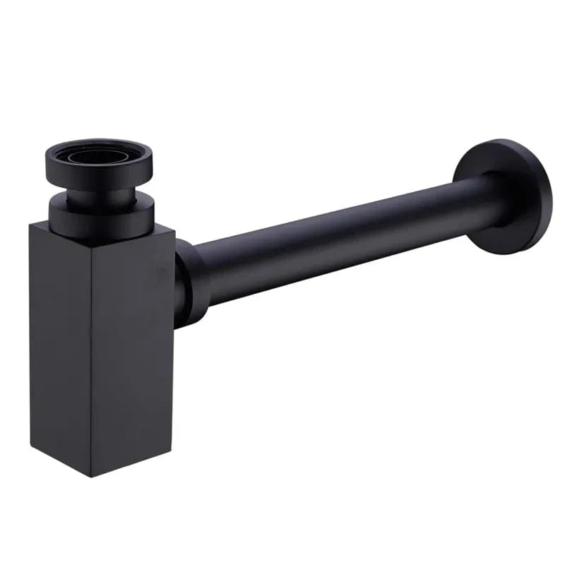 Noir Siphon pour Lavabo Mitigeo